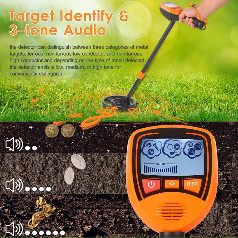 Children's Underground Metal Detector 1012 Metal Detector Children's Puzzle Toy Farm Activity Summer Camp Treasure Digging