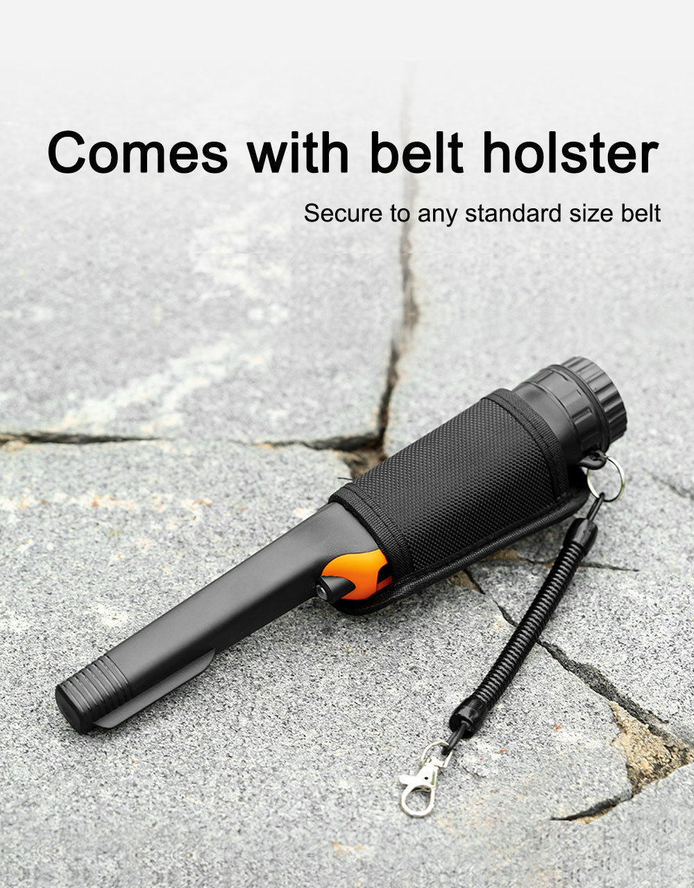 High sensitivity handheld metal detector HS-12 positioning rod underground treasure hunting metal detector small and portable