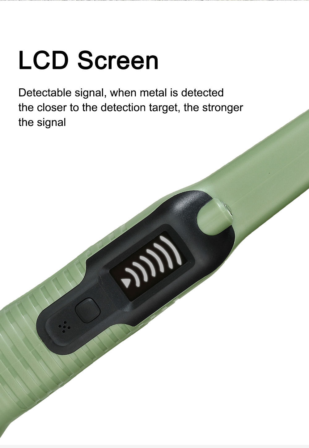 High sensitivity handheld metal detector HS-12 positioning rod underground treasure hunting metal detector small and portable