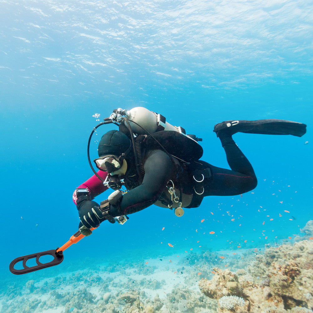 Hot selling diving metal detector outdoor treasure hunting detector Q20 diving folding