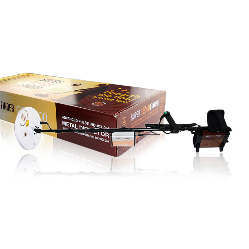 GFX7000 underground metal detector, gold sand treasure hunting device, pan detector, LCD screen display, iron removal
