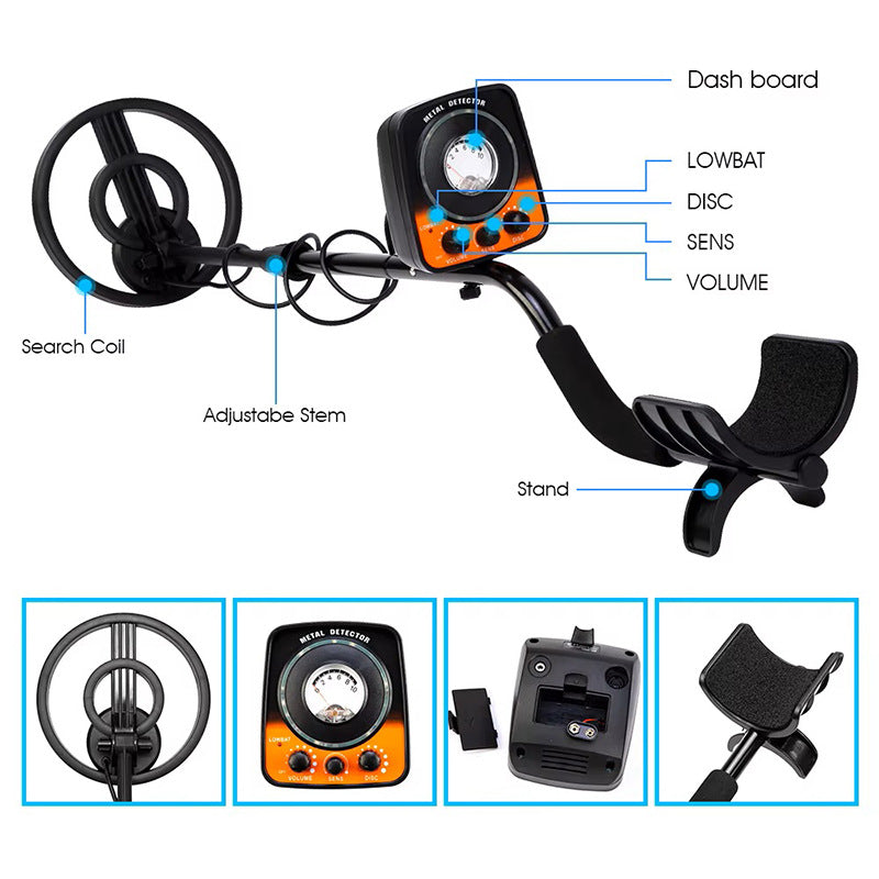 MD-5021 Underground Metal Detector for Treasure Hunting & Security