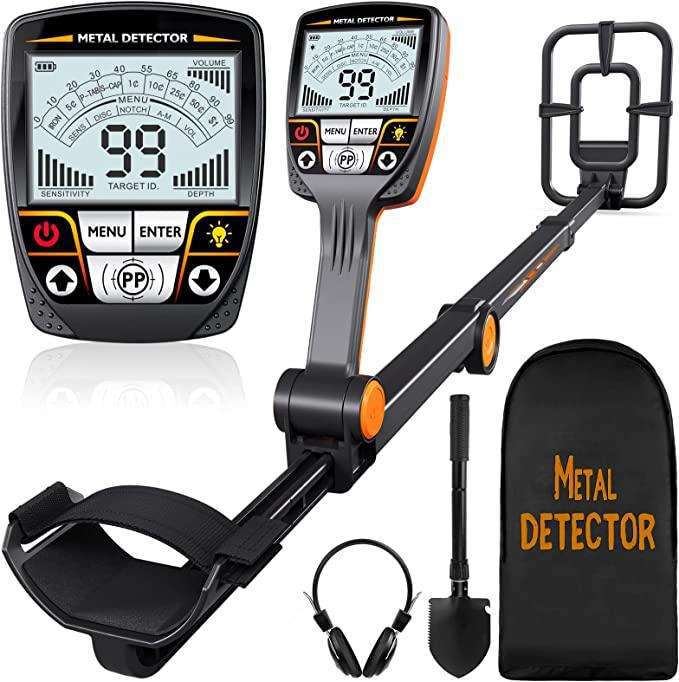 New folding metal detector TX640 gold detector gold silver copper aluminum underground metal detector exploration