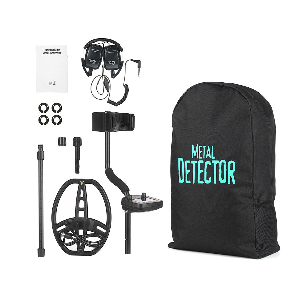 TX-850 professional metal detector with high sensitivity and waterproof dual D-type search coil can detect depths of 3 meters