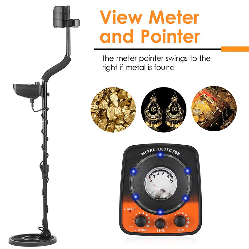 MD-5021 Underground Metal Detector for Treasure Hunting & Security