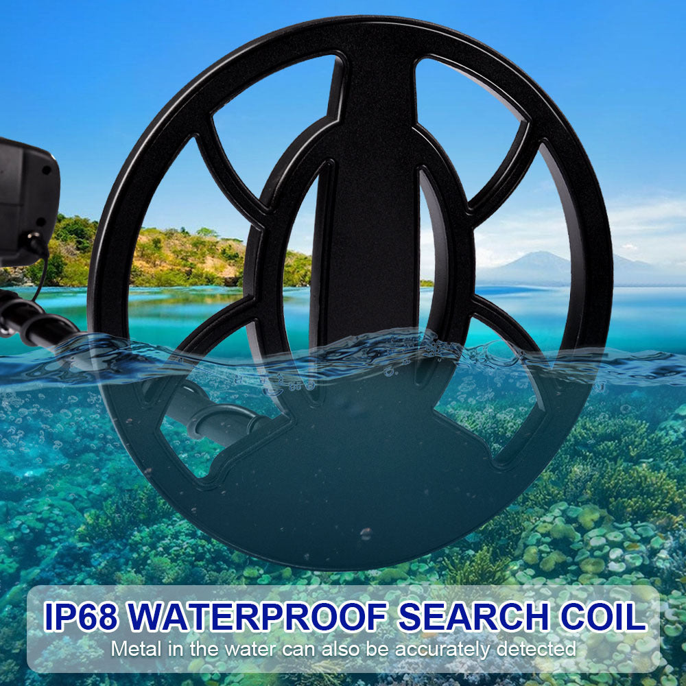 T11 metal detector LCD display one click iron beach outdoor historical treasure hunting device