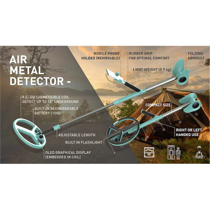 MD99 Underground Metal Detector 10 meter underground gold detector can distinguish metals