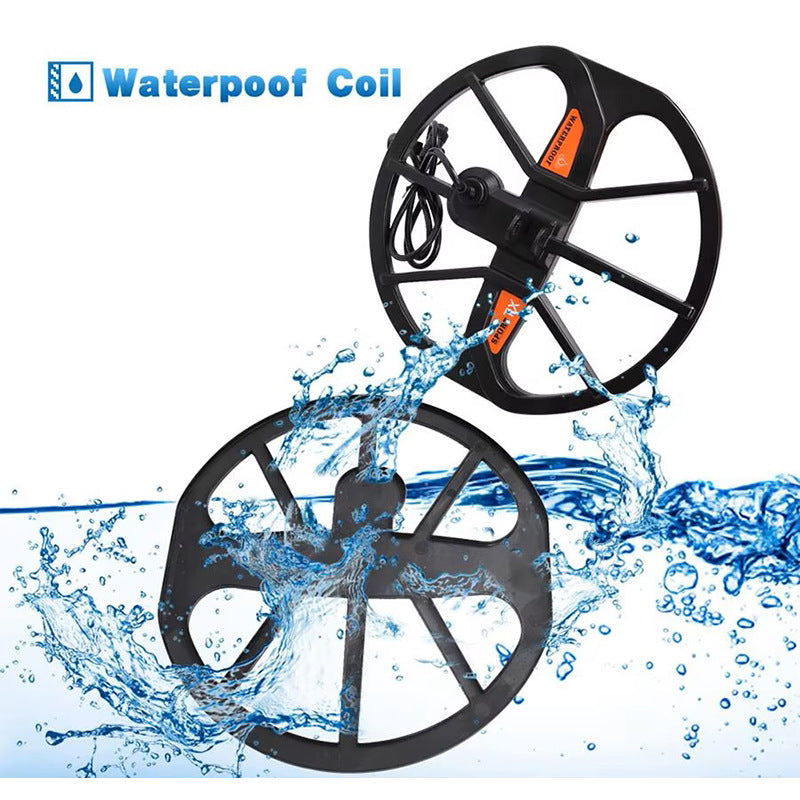 10 meter underground metal detector 960 high sensitivity for outdoor exploration of gold, silver, copper coins, and archaeological treasures in old houses. Sound report of the instrument