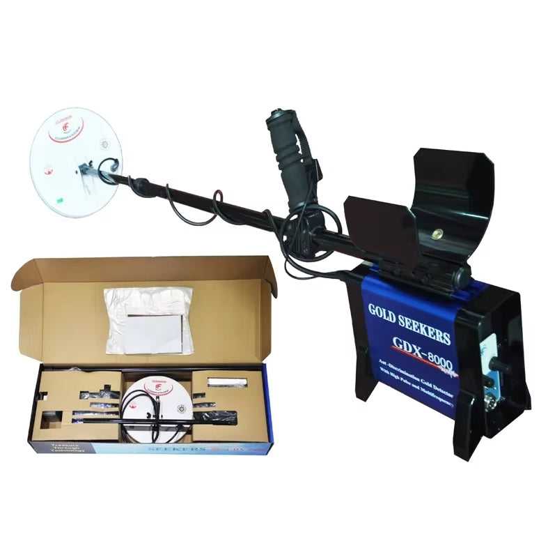 Metal Detector for Adults GDX8000 Professional Underground 8-meter Depth Metal Detector For Outdoor metal detection