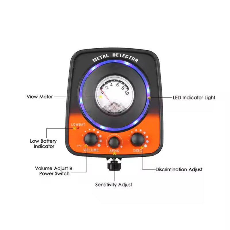 MD-5021 Underground Metal Detector for Treasure Hunting & Security