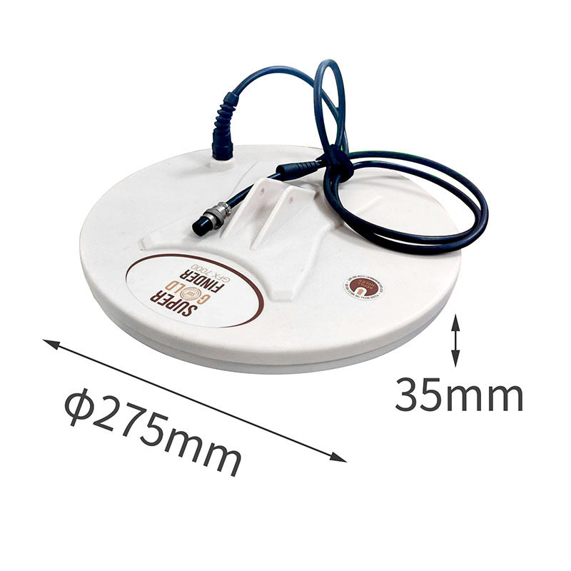 GFX7000 underground metal detector, gold sand treasure hunting device, pan detector, LCD screen display, iron removal