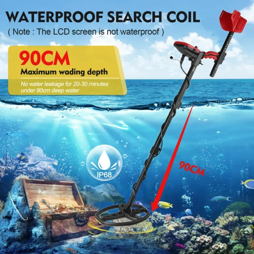 Metal Detector for Adults TX-850L Underground Gold Detector Outdoor Gold Exploration