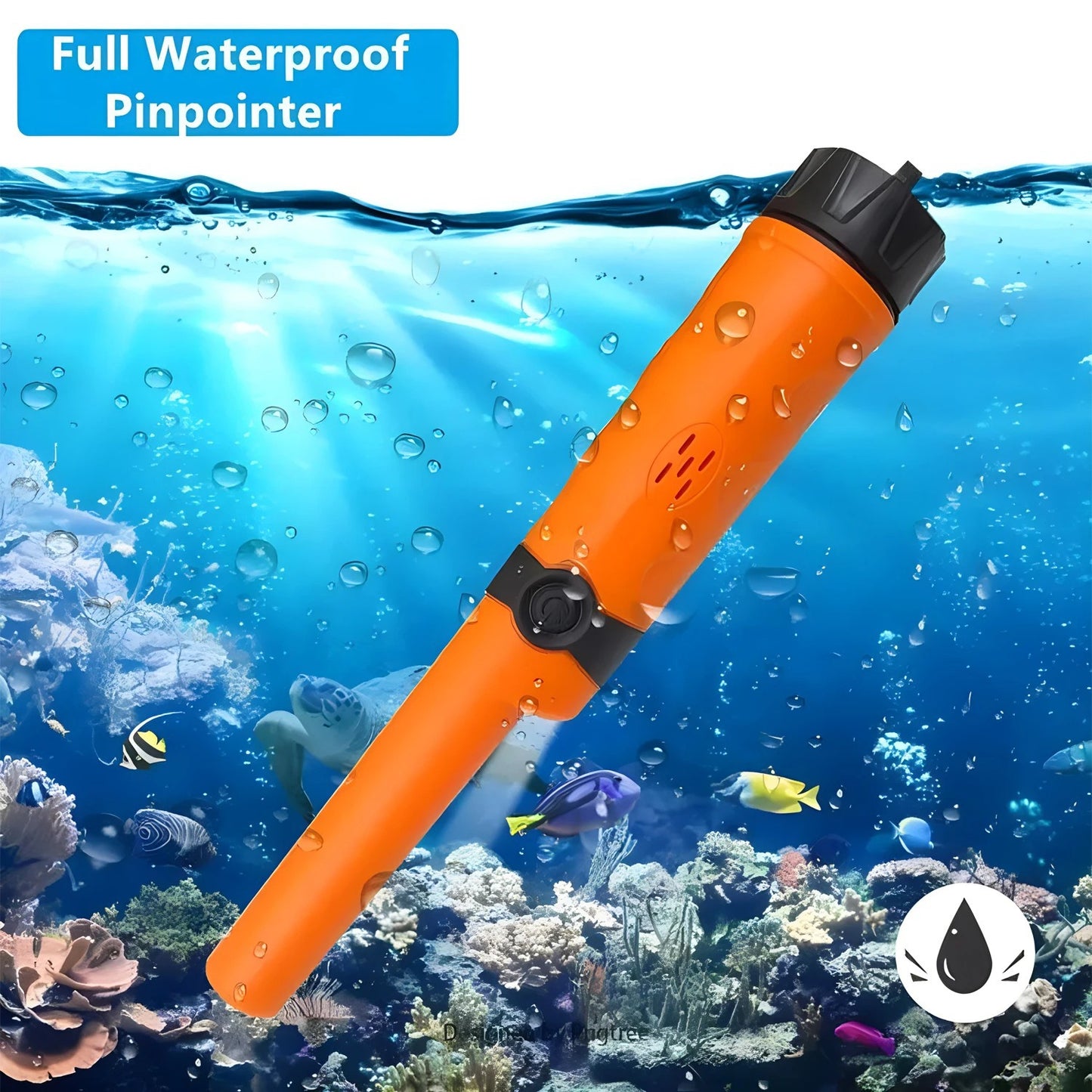 Metal Detector Wand MD970 Fully Waterproof High Sensitivity
