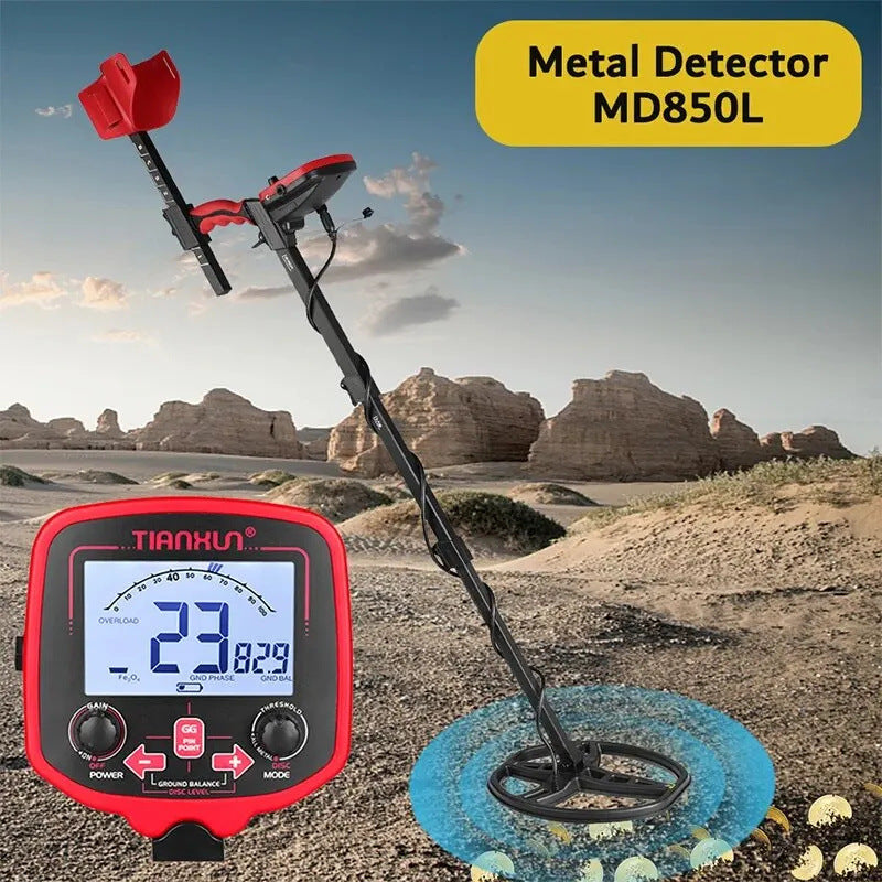 Metal Detector for Adults TX-850L Underground Gold Detector Outdoor Gold Exploration
