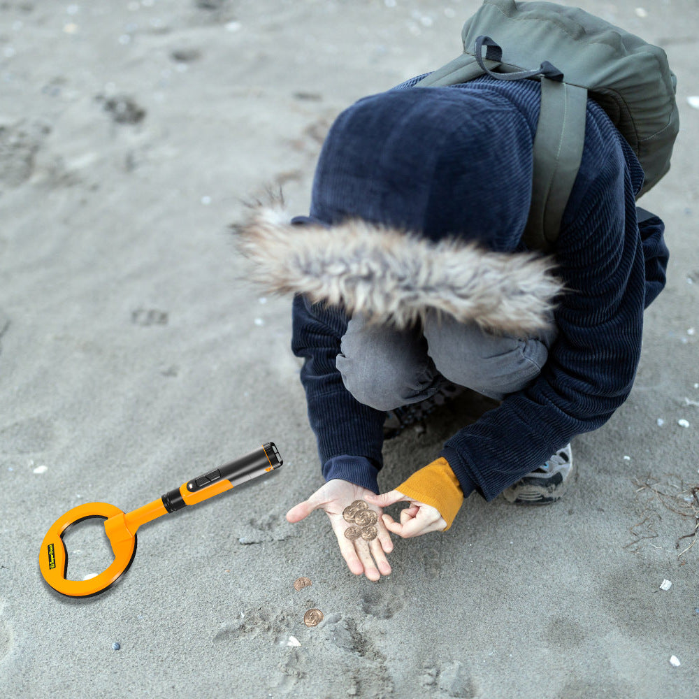 New Handheld 3-in-1 Metal Detector Outdoor Treasure Hunt Pulse Waterproof Charging Metal Detector