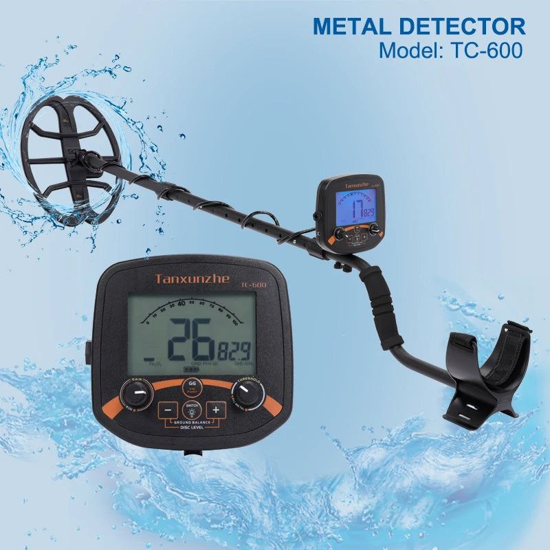 New TC-600 Underground Metal Detector Gold and Silver Detector Treasure Hunter Antique Treasure Detector