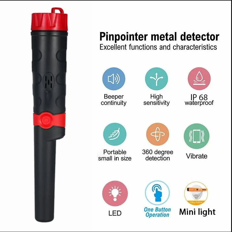 Metal Detector Wand MD970 Fully Waterproof High Sensitivity