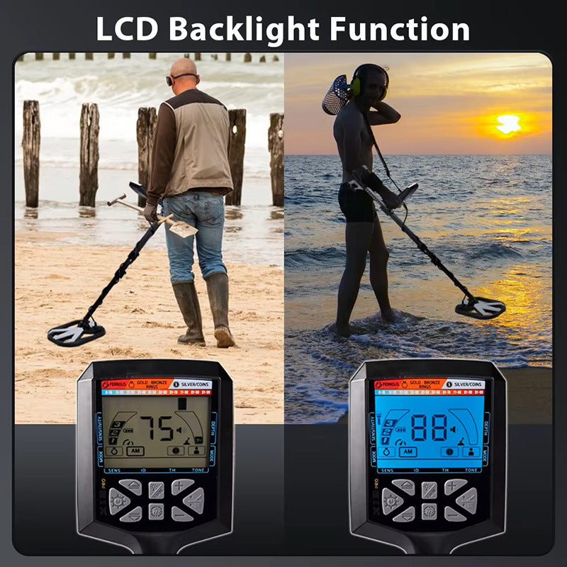 X13 underground metal detector outdoor handheld portable LCD display gold, silver, copper, iron treasure hunting locator