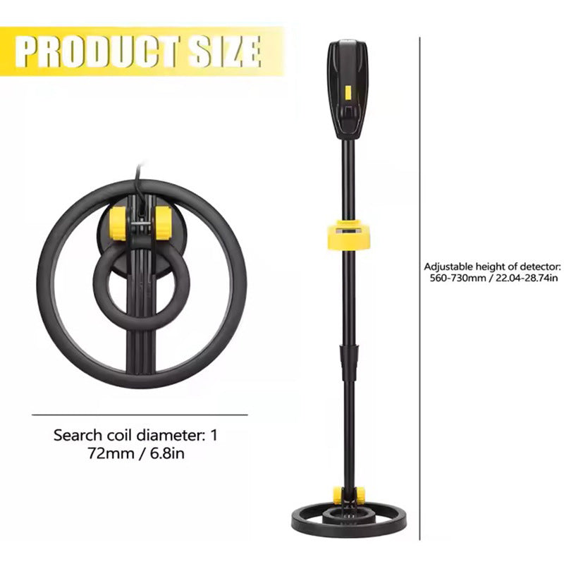 Children's Underground Metal Detector 1014 Metal Detector Children's Puzzle Toy Farm Activity Summer Camp Treasure Digging