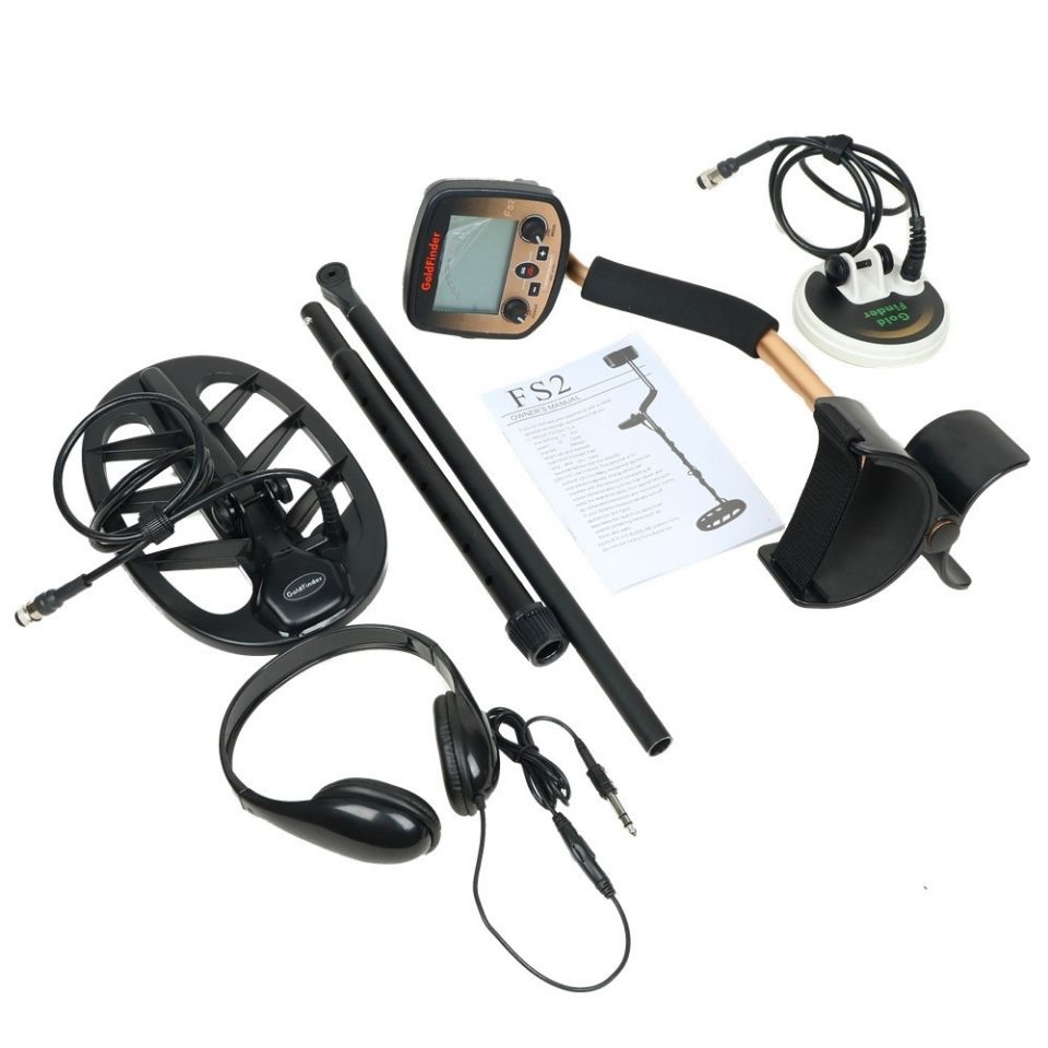 Metal Detector for Adults Gold Finder FS2 Underground Metal Detector LCD Display Gold Beetle High Precision Treasure Hunter