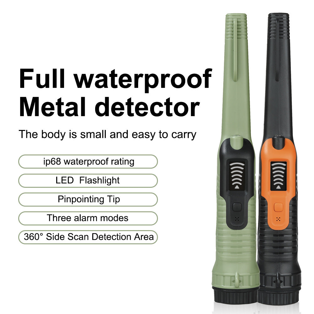 High sensitivity handheld metal detector HS-12 positioning rod underground treasure hunting metal detector small and portable