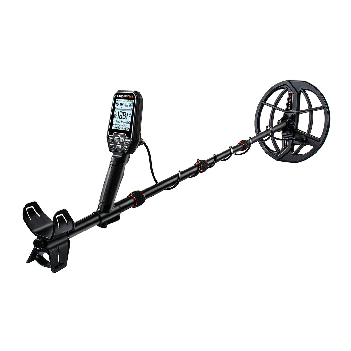 Skycruiser S63 Underground Metal Detector Underwater High Sensitivity Iron Removal Treasure Hunt Gold, Silver, Copper, Aluminum Gold Detector