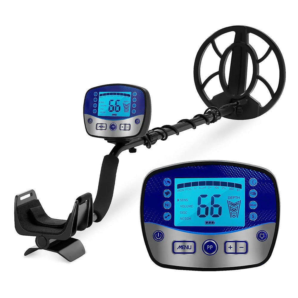 T11 metal detector LCD display one click iron beach outdoor historical treasure hunting device