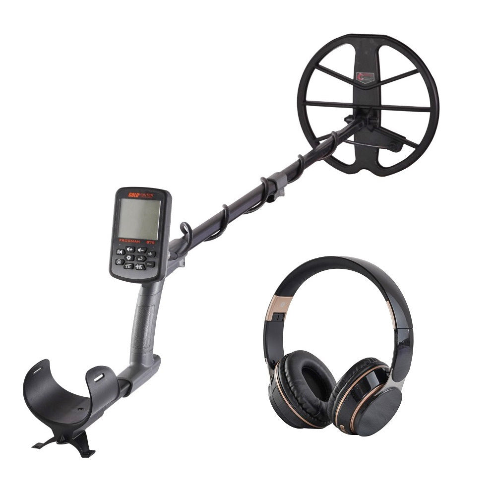 New B75 Handheld Underground Metal Detector with Waterproof LCD Backlight Digital Gold, Silver and Copper Treasure Detector