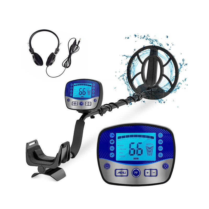 T11 metal detector LCD display one click iron beach outdoor historical treasure hunting device