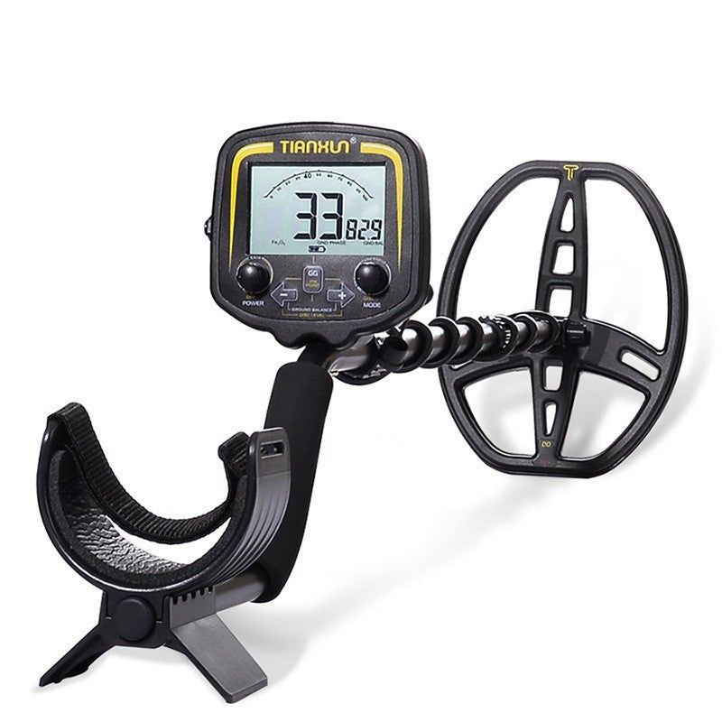 TX-850 professional metal detector with high sensitivity and waterproof dual D-type search coil can detect depths of 3 meters