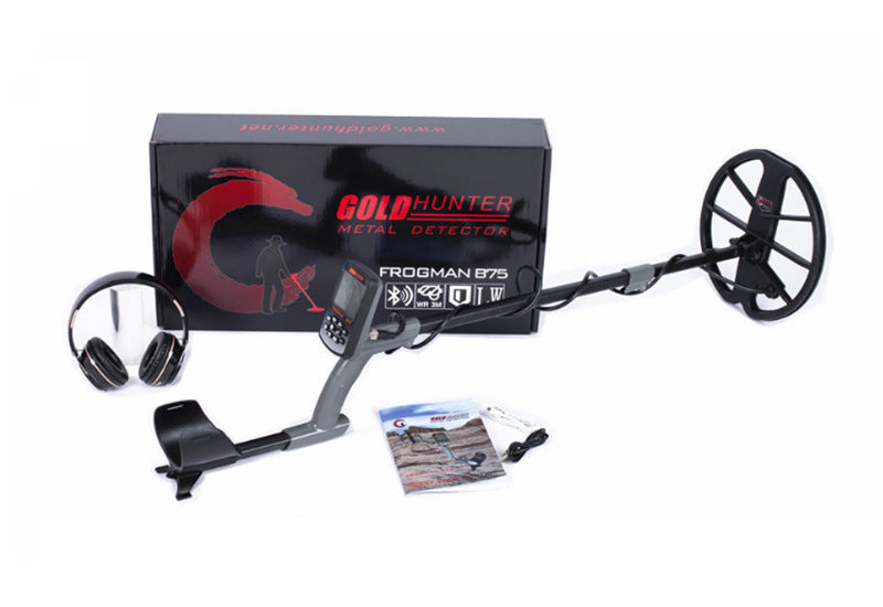 New B75 Handheld Underground Metal Detector with Waterproof LCD Backlight Digital Gold, Silver and Copper Treasure Detector