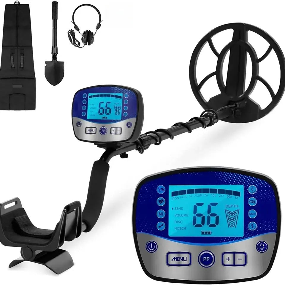 T11 metal detector LCD display one click iron beach outdoor historical treasure hunting device