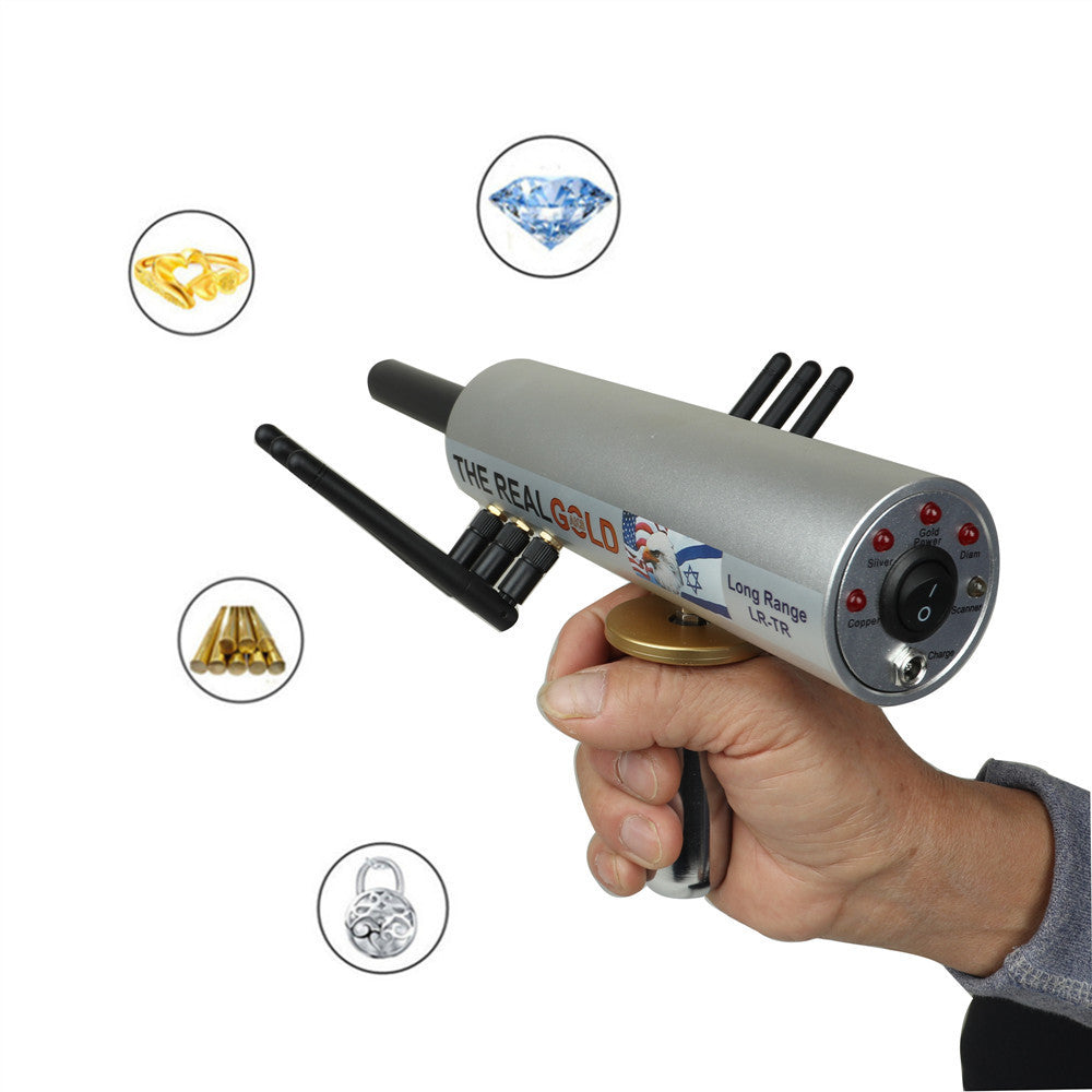 AKS Large Range Scanning Gold Detector 6-Antenna Remote Metal Detector