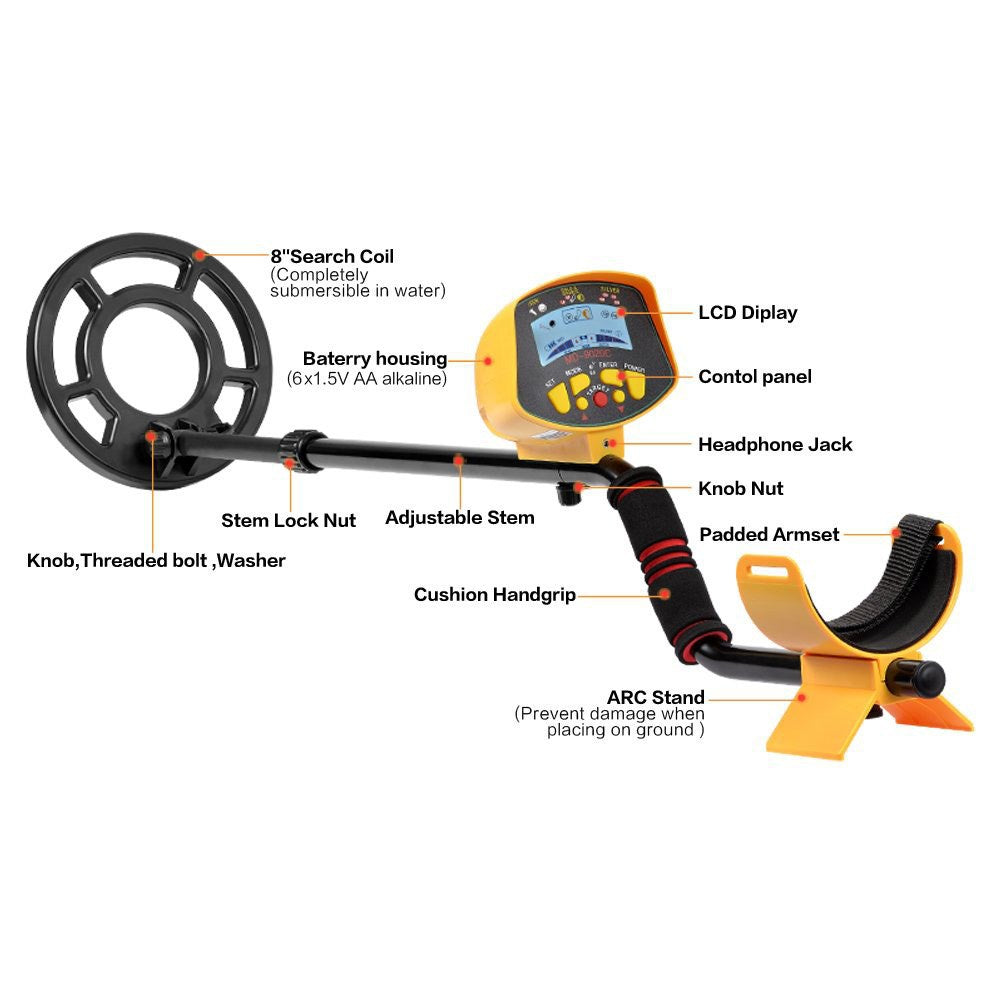 MD-9020C Metal Detector Gold Digger Treasure Hunter