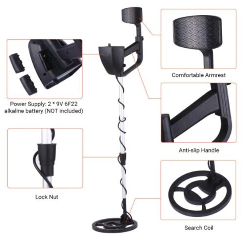 Professional New MD-4090 High Accuracy Gold Metal Detector Waterproof LCD Display
