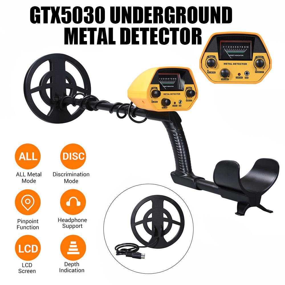 GTX5030 Metal Detector Detection Instrument Underground Metal Detector Metal Finder Gold Detector