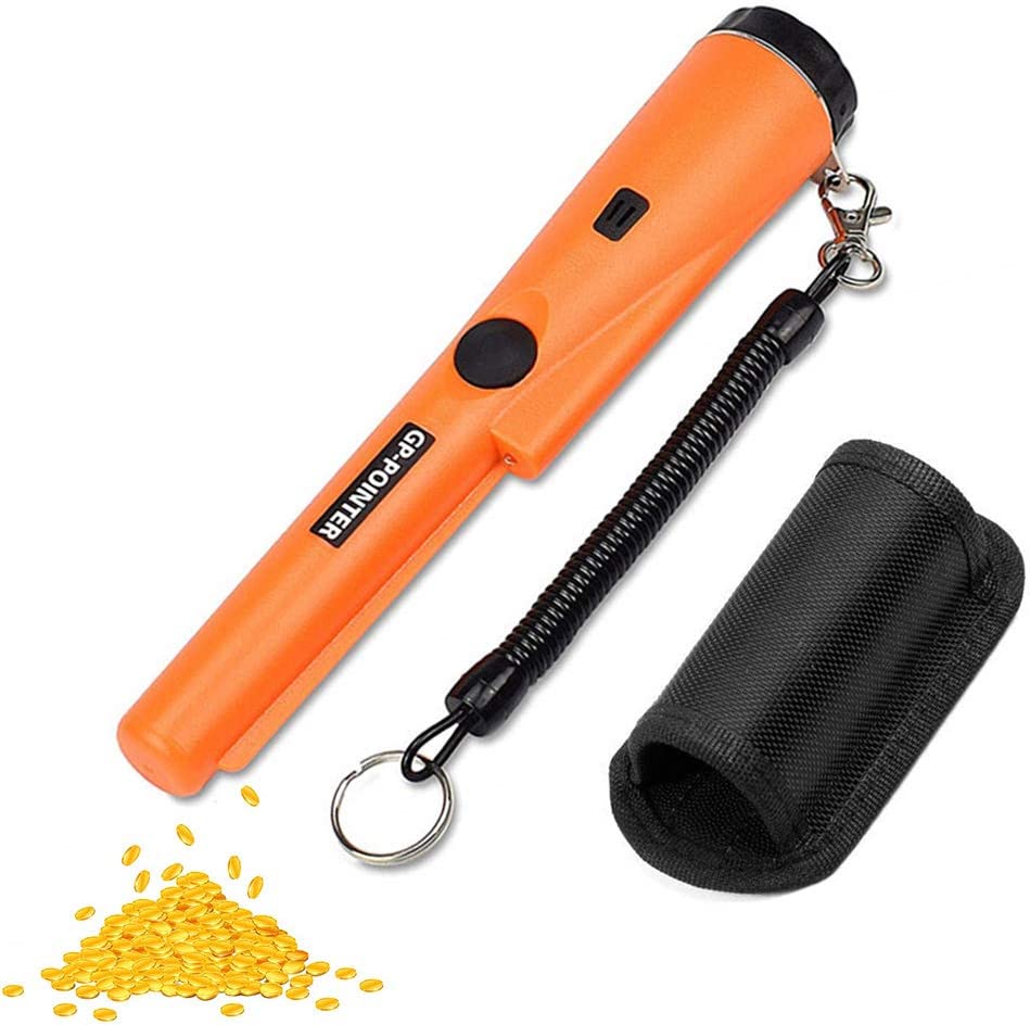 High Sensitivity Handheld Metal Detector Positioning Rod GP Point Waterproof 360 Side Scan
