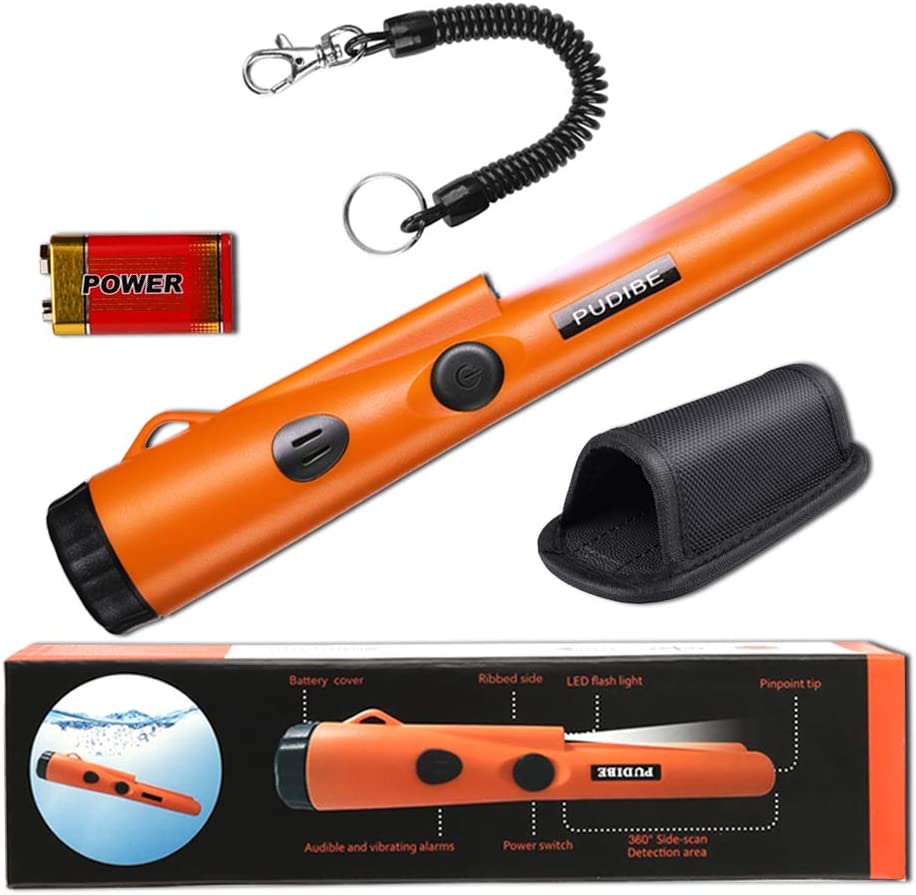 High Sensitivity Handheld Metal Detector Positioning Rod GP Point Waterproof 360 Side Scan