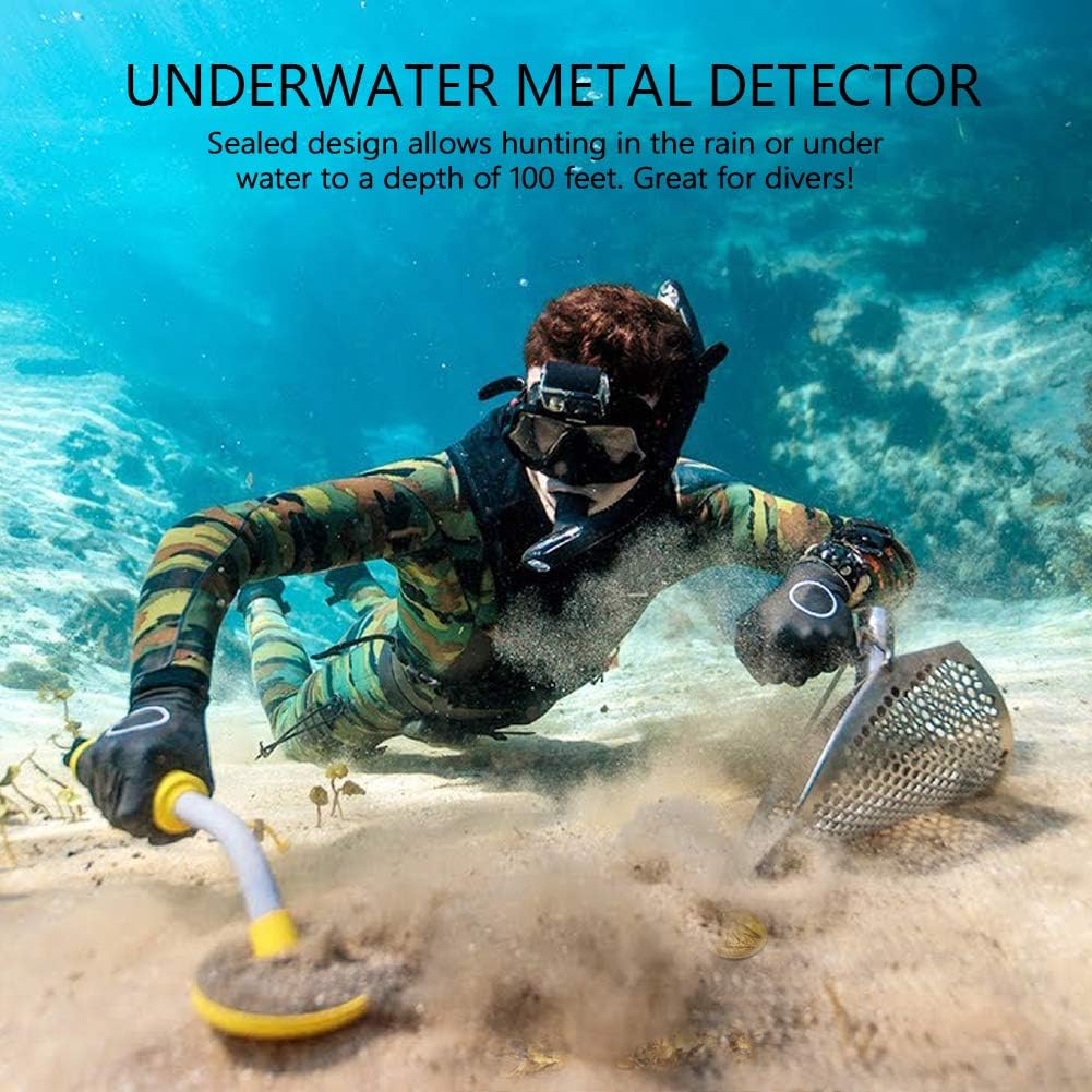 PI-iking 750 Fully Waterproof Hand Held Metal Detector 30m Underwater Diving