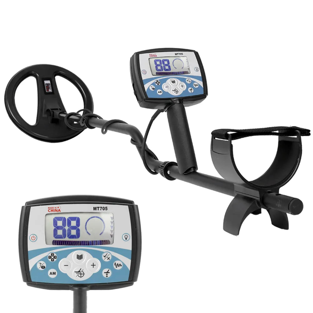 MT705 Professional Underground Metal Detector Waterproof Search Coil High Sensitivity Metal Detecting Tool