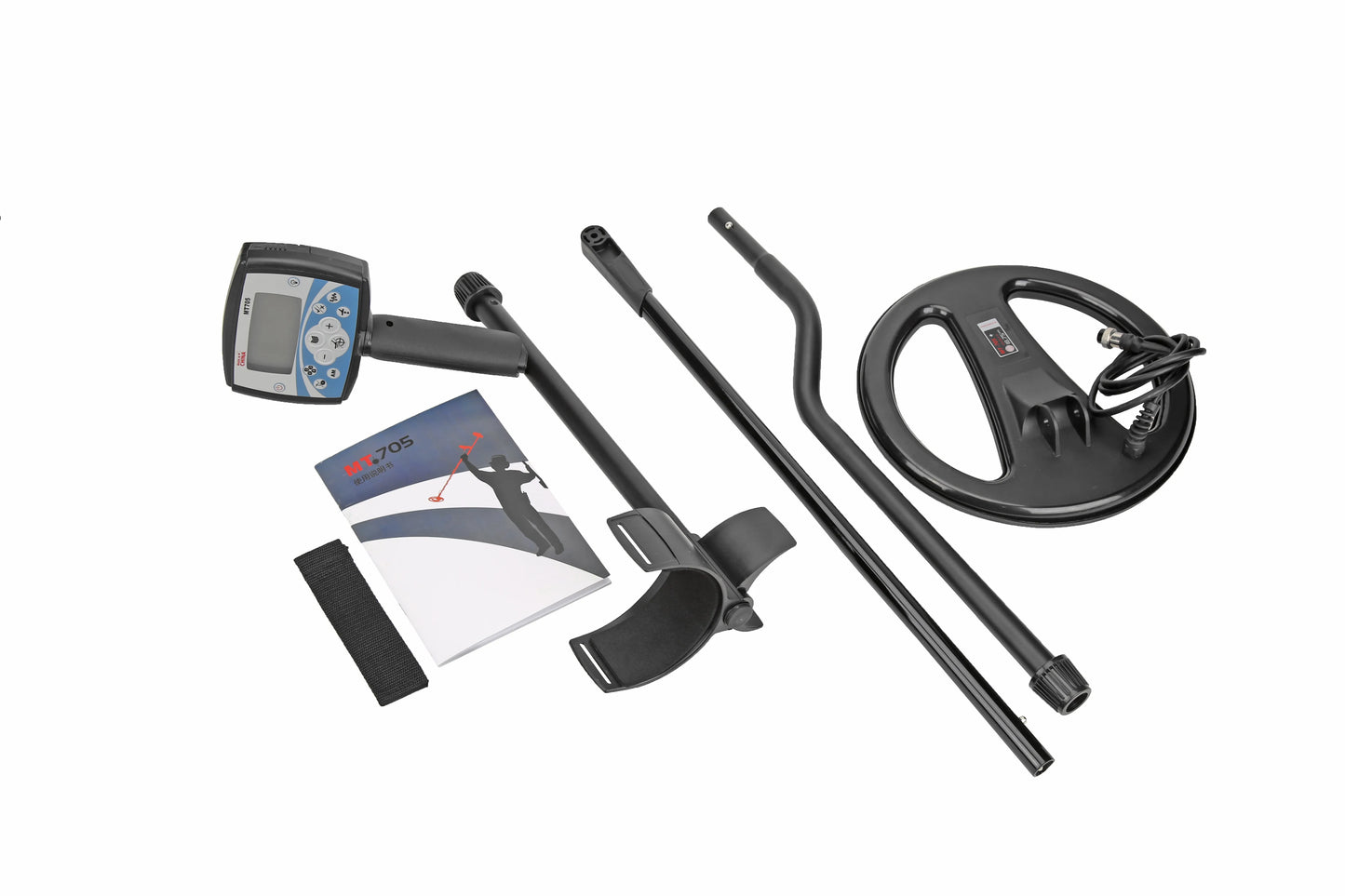 MT705 Professional Underground Metal Detector Waterproof Search Coil High Sensitivity Metal Detecting Tool