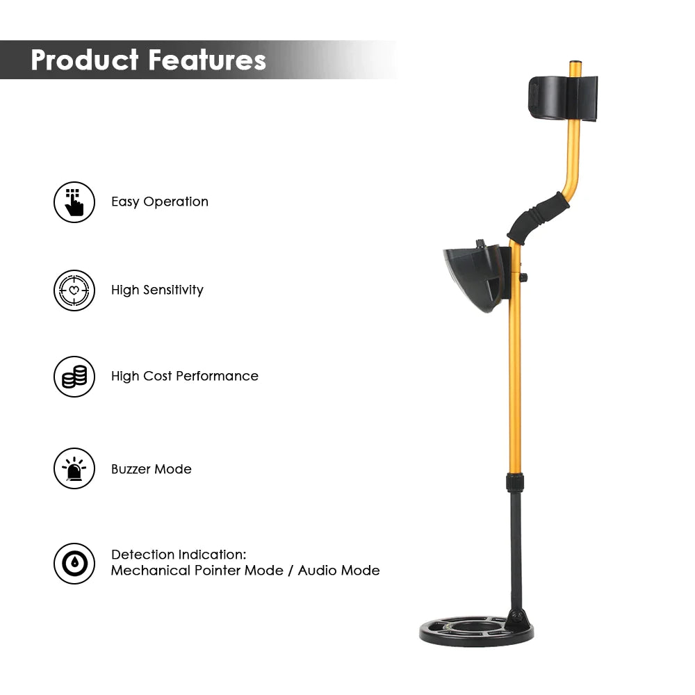 Professional MD3009II Underground Gold Metal Detector Ground Metal Detector