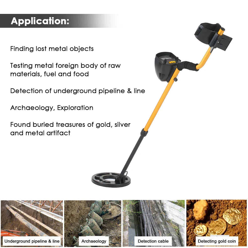 Professional MD3009II Underground Gold Metal Detector Ground Metal Detector