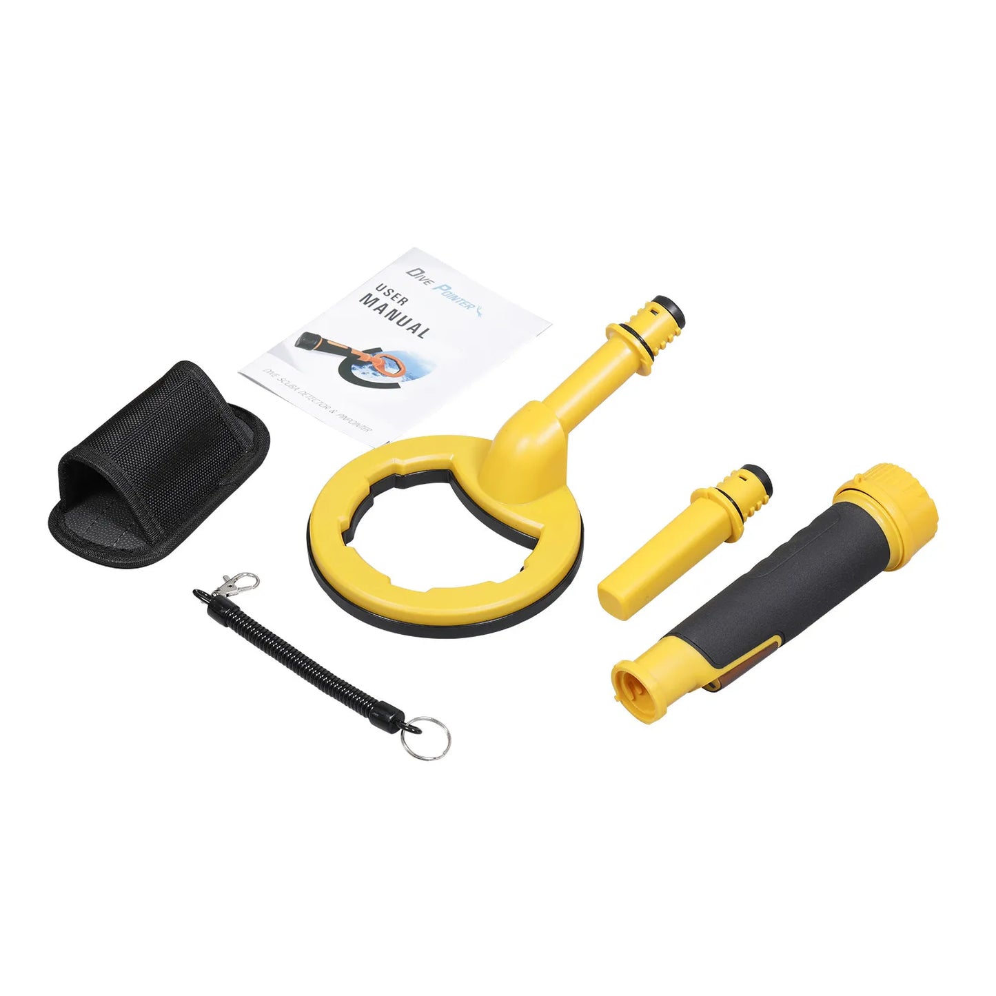 Metal Detector Pulse Pinpointer Induction Diving Treasure Waterproof Metal Detector Hand Held Metal Finder
