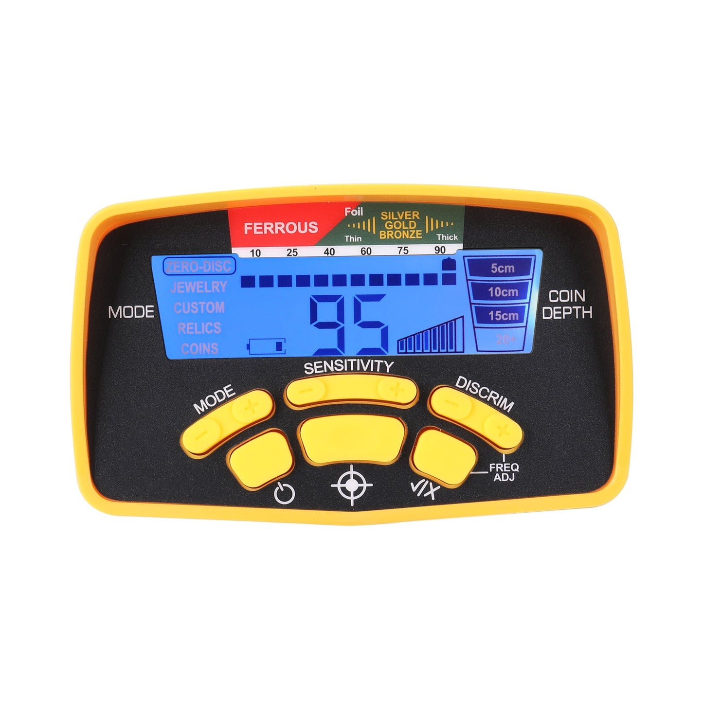 MD6450 11inch Coil Gold Metal Detector Professional Underground Waterproof Pinpointer