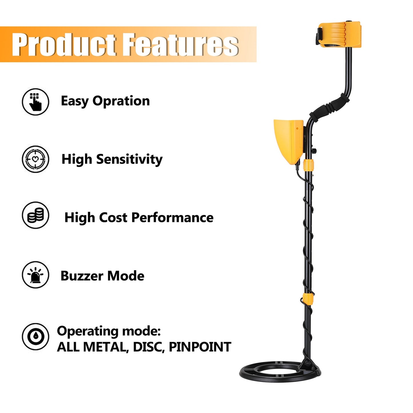 MD930 Professional Underground Metal Detector