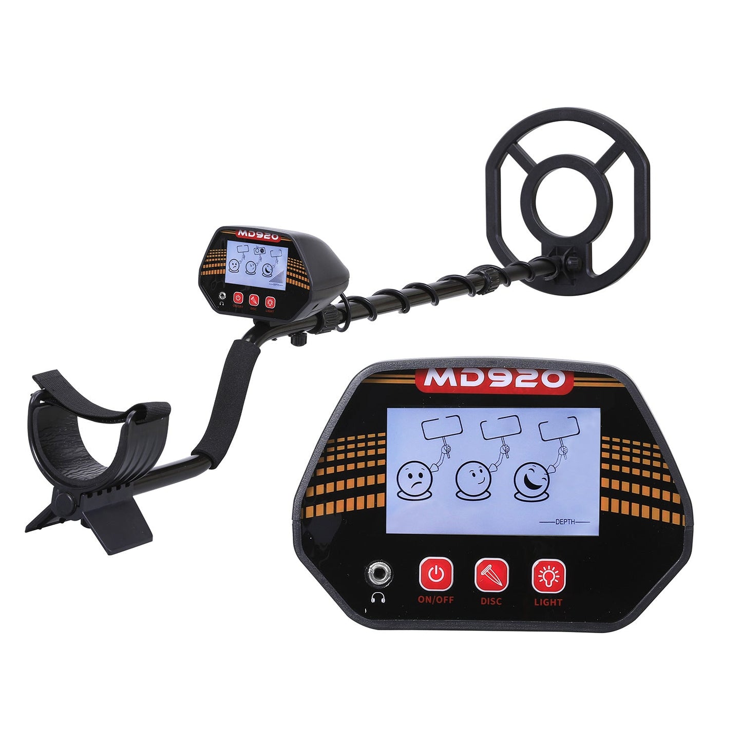 MD920 Portable Easy Installation Underground Metal Detector High Sensitivity Jewelry Treasure Gold