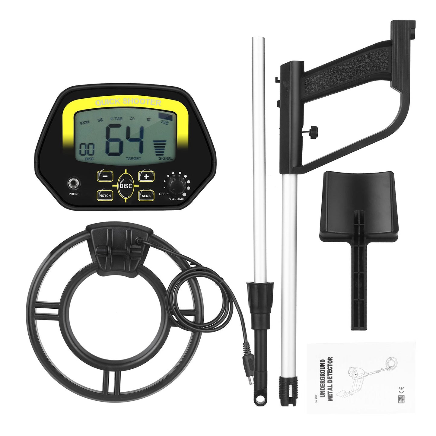 MD4060 Underground Metal Detector LCD Display Detector