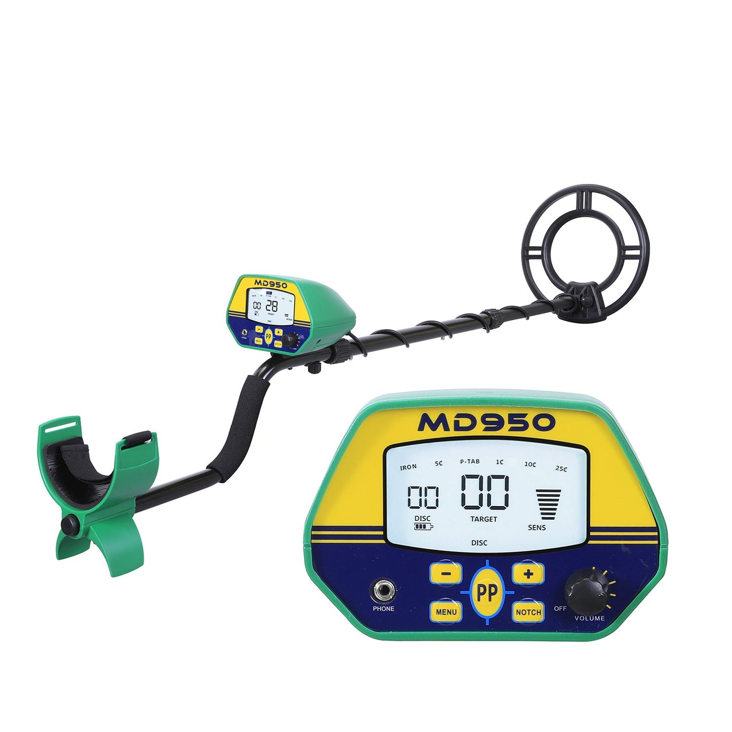 MD950 Metal Detector High Precision Positioning LED Backlight Metal Detector Treasure Hunter