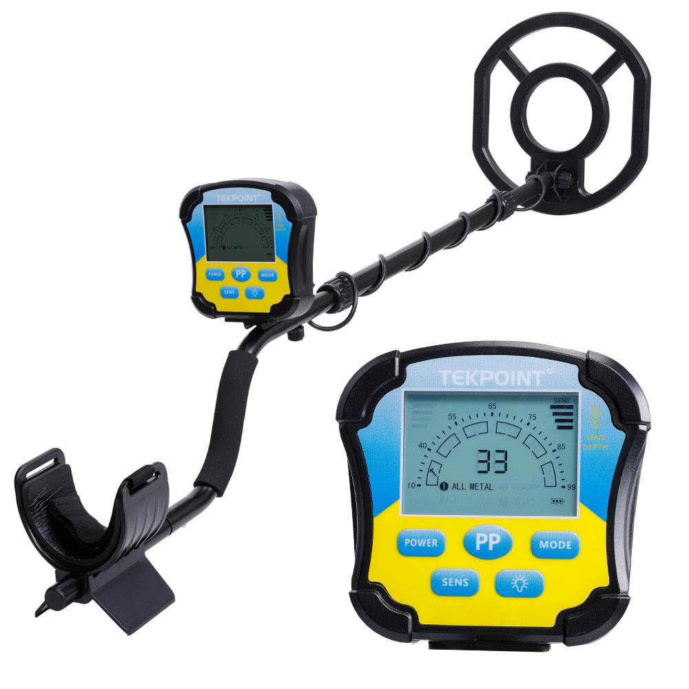 Underground Metal Detector MD8030 Gold Finder with 10inch Waterproof Search Coil LCD Digital Display Treasure Hunte